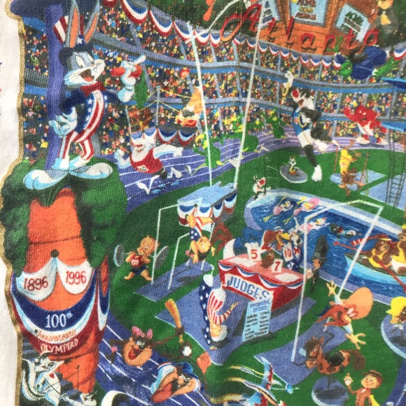 ❌Sold❌ Atlanta 1996 Olympics Looney Tunes T-Shirt - Picture 4 of 10